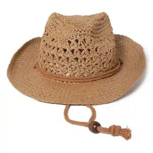 Melrose and Market - Fringe Woven Cowboy Hat